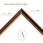 Minijature Trio set - Golden Walnut Thin Frame