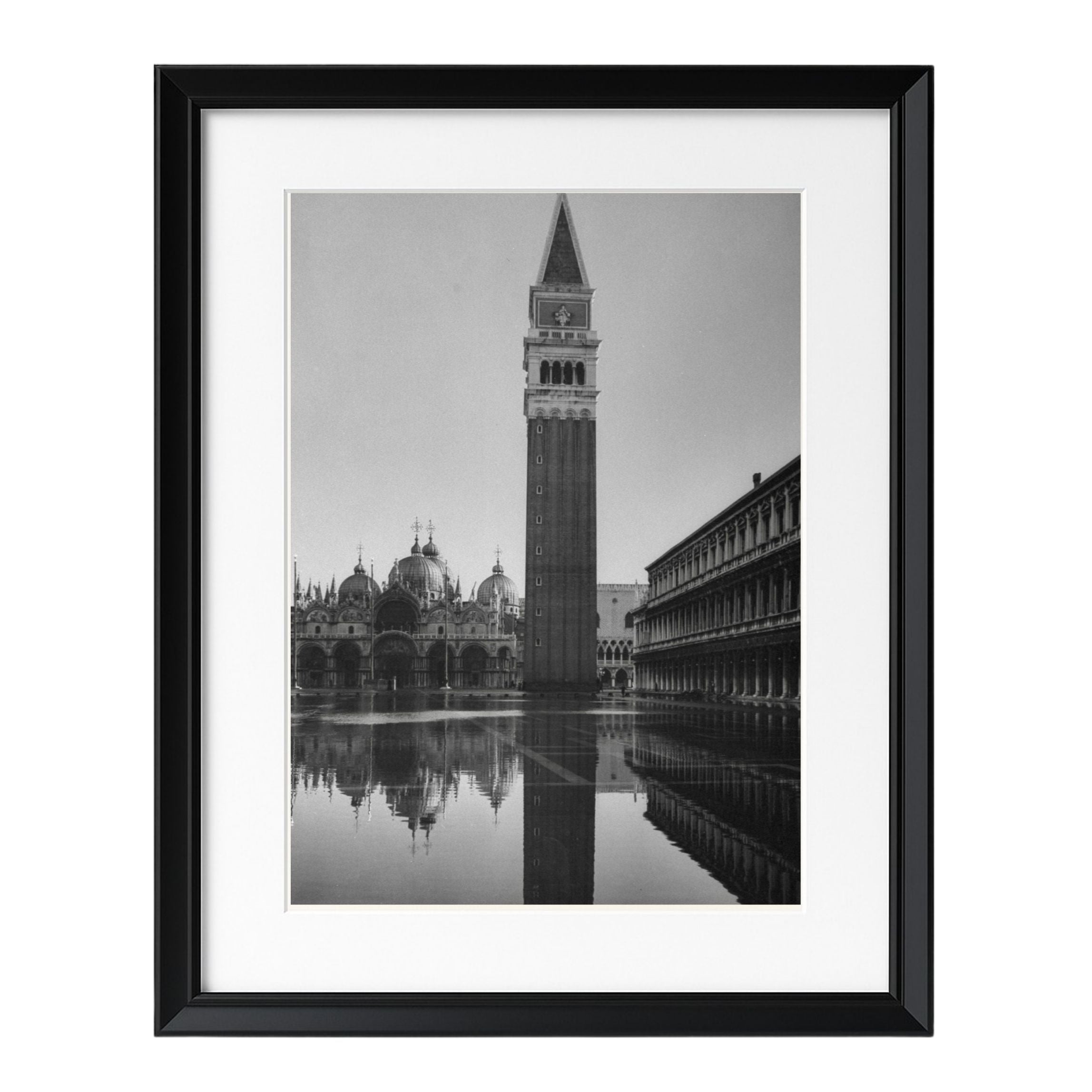Flooded Piazza San Marco in Venice (1952) - Uramljena slika - Više ramova