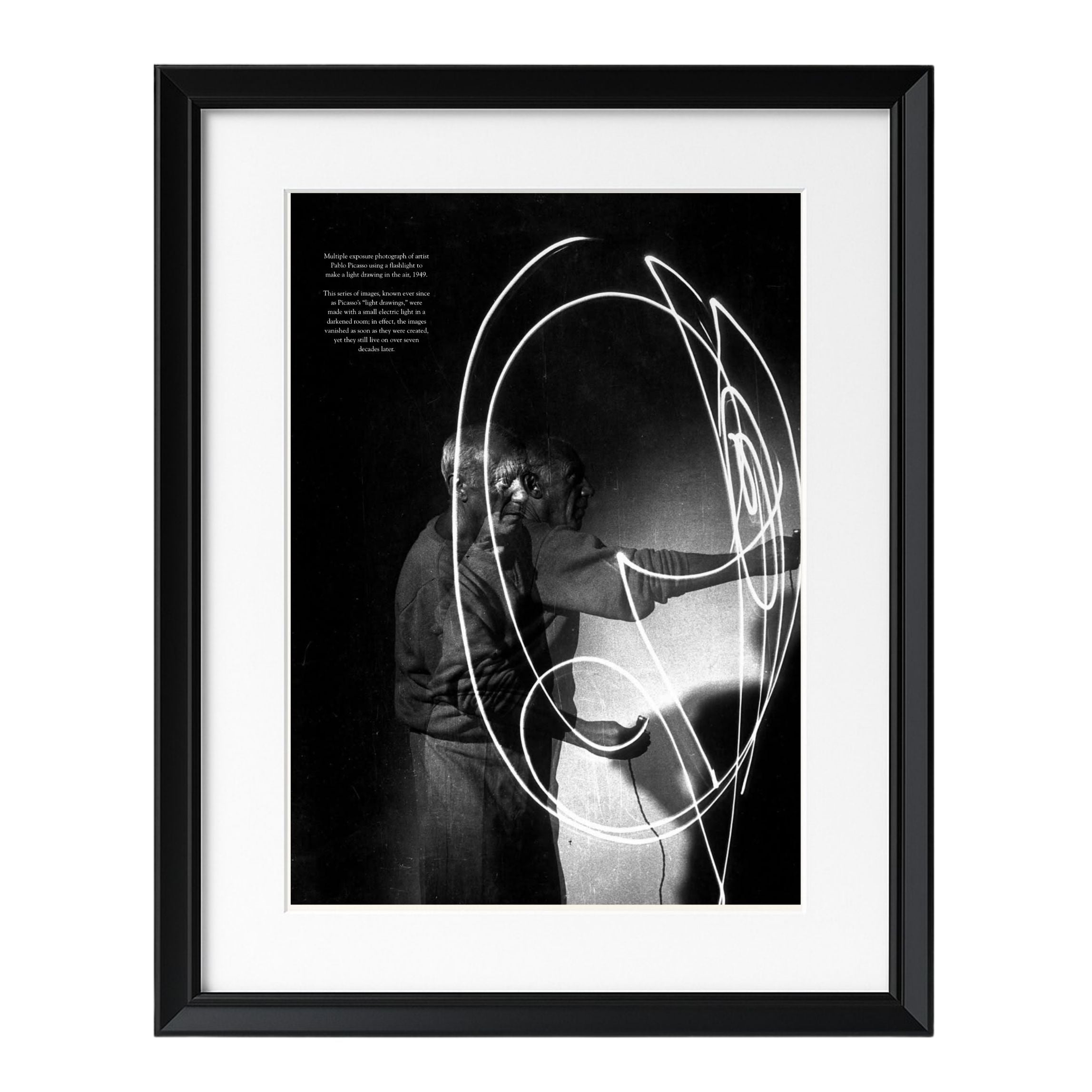 Picasso's Light Drawings (1949) - Uramljena slika - Više ramova