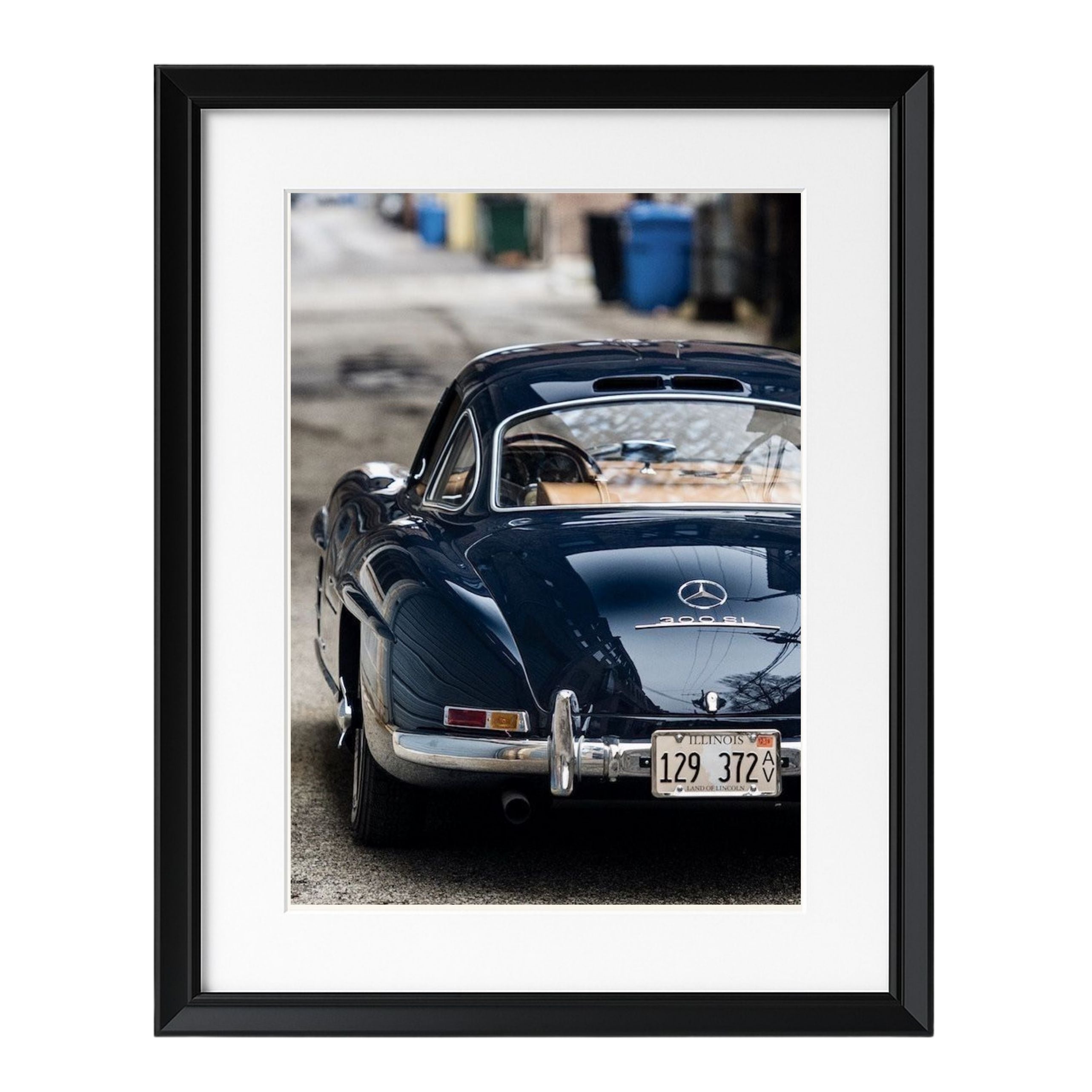 Mercedes-Benz 300 SL Gullwing - Uramljena slika - Više ramova