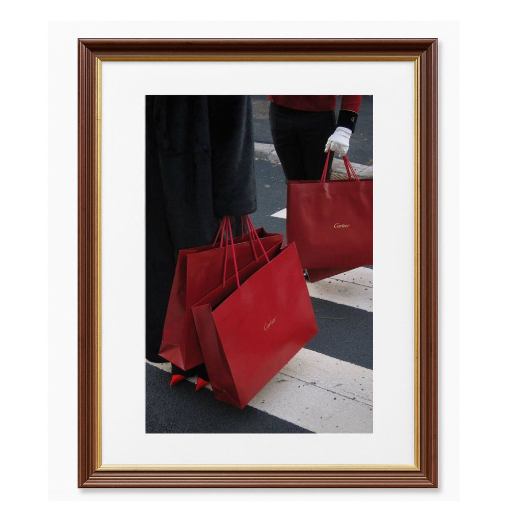 Cartier Shopping Bags - Uramljena slika - Više ramova